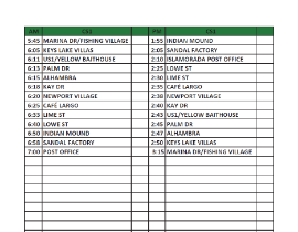  Bus Schedule 